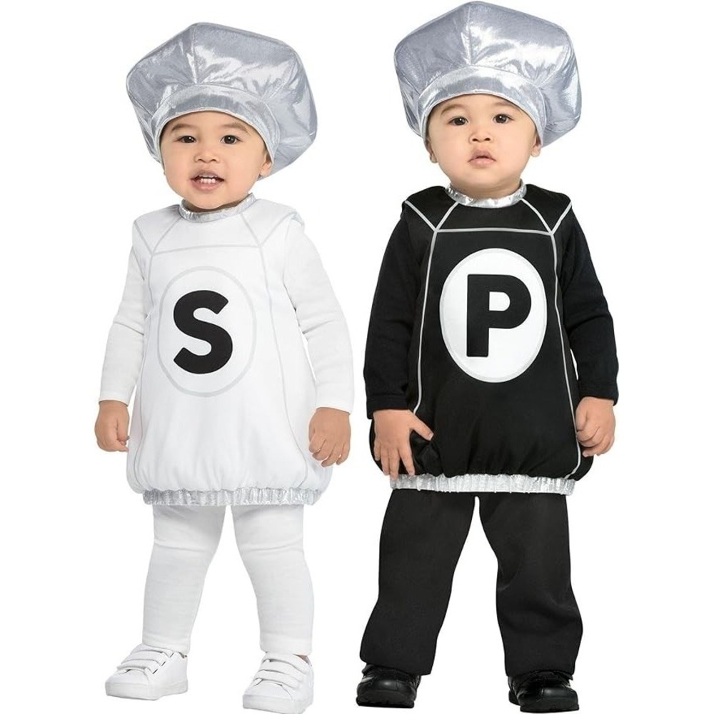 Shaker Sweeties Salt Pepper Set Of 2 Halloween Costumes Infant 6-12 Months Twins
